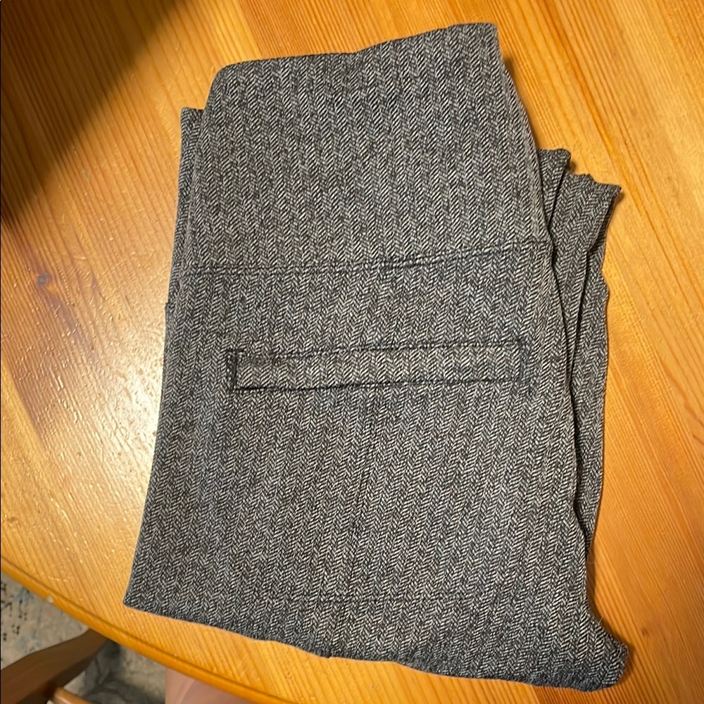 Athleta Size Small Delancey Black and White Herringbone Tights